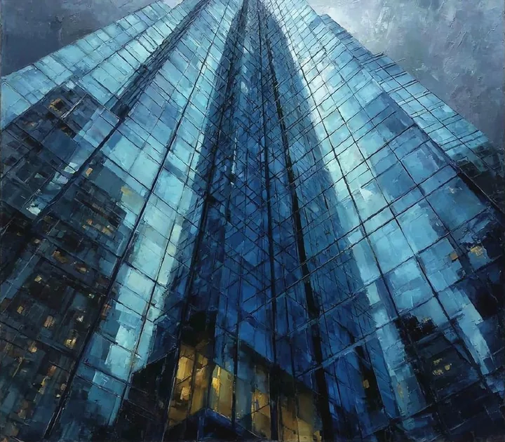 The Collapse — original illustration from Michael’s visual companion