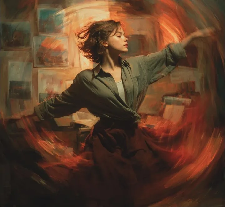 The Climb — original illustration from Michael’s visual companion